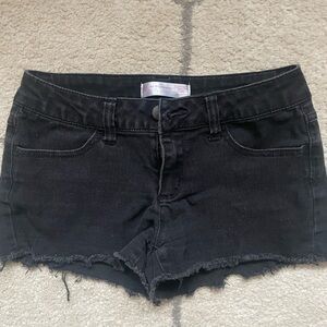 No Boundaries Black Jean Shorts